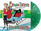 THE BRIAN SETZER ORCHESTRA 'BOOGIE WOOGIE CHRISTMAS' Green/White VINYL LP (8/11)