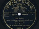 78 Rpm MAX HANSEN Ach Luise  German 1933 Shellac Polydor 10