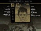 U2 - The October Tour The Ritz New York 18th March 1982 LTd Gold Vinyl lp