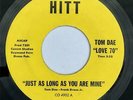 Tom Dae_HITT 7201_Just As Long As You Are Mine_RARE New England Psych_Garage 45