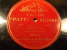 Super Rare VICTOR PATTI RECORD 1905 Adelina Patti 12