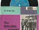 THE ROLLING STONES 7'' - It's all over now, rare Sweden -64, PS, VG
