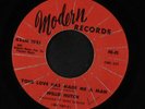 WILLIE HUTCH: I Can't Get Enough / Your Love Has Made Me A Man 45 (damaged labe