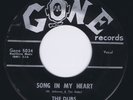 THE DUBS Song in My Heart / Be Sure (My Love) GONE Vinyl 45 R&B Record VG+ 1958
