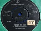 The Beatles   Ticket To Ride/Yes It Is   Original UK 7” Vinyl Single (rare font)
