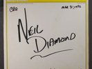 NEIL DIAMOND: Headed For The Future acetate LP (final mastering acetate before
