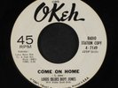 LOUIS (BLUES BOY) JONES: Come On Home / I Cried 45 (dj, stunning double-sider )