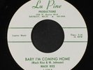 MACK RICE: Baby I'm Coming Home / My Baby 45 (Detroit, dj) rare Soul