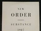 NEW ORDER. SUBSTANCE VINYL LP 1987 ORIGINAL 1ST EDITION EMBOSSED COVER. FACT 200