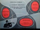 LONDON LP LL-762: Christian FERRAS - Ravel Tzigane, Chausson Poeme etc. 1950s UK