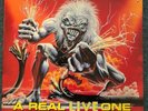 IRON MAIDEN A REAL LIVE ONE 1993 - LIVE ALBUM - EMI - VINYL RECORD