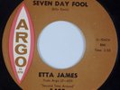 ETTA JAMES: Seven Day Fool US Argo Northern Soul Popcorn Orig 45 HEAR