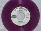 Barbara Streisand PEOPLE 1964 Columbia Label Purple Vinyl Funny Girl RARE COPY