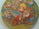 1981 Walt Disney Snow White Picture Disc Vinyl Album LP Record with Clock