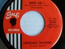 Lovelace Watkins (The Black Sinatra) Sue Records 10-003 Who Am I & Dreams PROMO