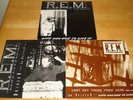 R.E.M. 3 LP Size Promo 12 Inch Singles I.R.S. Records Lot
