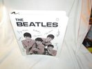 VINTAGE ORIGINAL ROCK  N ROLL THE BEATLES VINYL NOTEBOOK BINDER IN WHITE NEAR MI