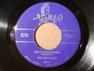 The Gentlemen Don't Leave Me Baby/Baby Don't Go Apollo doo-wop 45 record.