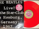THE BEATLES Live  At the Star-Club, Hamburg Germany 1962 RED VINYL PROMO LP 1977
