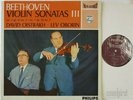 OISTRAKH OBORIN BEETHOVEN VIOLIN SONATAS 3 PHILIPS ED.1 HIFI STEREO 835152 AY NM