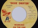DIXIE DRIFTER: Working on Line US Rockabilly Country Boy RARE 45 HEAR Wisconsin