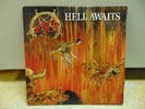 SLAYER  - HELL AWAITS LP ALBUM PAINTED VINYL lRECORD - CLEAN MINT VINYL