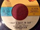 DOO WOP 45 WILT 'The Stilt' CHAMBERLAIN End 1066 That's Easy To Say/By The River