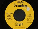 LEE ROGERS: Sock Some Love Power To Me 45 (tear ol, sl warp, dnap) rare Soul