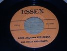 BILL HALEY & COMETS 45.  CRAZY MAN CRAZY  /  ROCK AROUND THE CLOCK.  VG+.