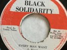 SUGAR MINOTT Every Man Want ROOTS RADICS Let Off BLACK SOLIDARITY OT5142 JA EX