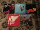 5x Classic Rock Vinyl Record LPs - Aerosmith, Foreigner, Bad Company, Ted Nugent