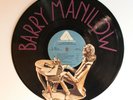 Barry Manilow - Unique Hand-Painted Recycled Vinyl Record Art -BENEFITS CHARITY