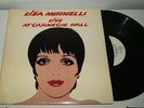 Liza Minnelli Live At Carnegie Hall LP 1981 Exclusive Andy Warhol Cover Art