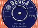 60s Pop THE ROLLING STONES the last time Original 1965 UK 7