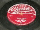 LITTLE WALTER & JUKES 78 TOO LATE HATE TO SEE YOU GO on Checker 1955 Blues clip