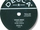 WEBB PIERCE Country Bopper 78 RPM Record. Teenage Boogie