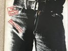 Rolling Stones- STICKY FINGERS. 1ST PRESS U.K. 1971 COC 59100 Plain Zip. VG+/VG+