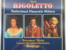 Verdi : Rigoletto Sutherland Pavarotti Milnes Bonynge 3 LP Box Set Vinyl NEW