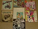 7 SPORTS LPs:Knievel/ Wide World/Greatest Moments/Maris/Baseball 100yrs/InHuddle