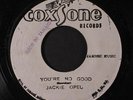 JACKIE OPEL / ROY RICHARDS: You're No Good / Green Collie 45 (Jamaica, rubber s