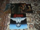 3 LP´s Warlock/Saxon True As Steel,Burning the Witches,Wheels of Steel