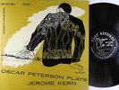 Oscar Peterson - Plays Jerome Kern LP - Clef David Stone Martin Mono DG VG+