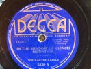 Decca 5430 Carter Family IN THE SHADOW OF CLINCH MOUNTAIN  E 78rpm Country 1937