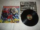 IRON MAIDEN-THE NUMBER OF THE BEAST 1982 HARVEST RECORDS LP ST-12202 EXC. VG+