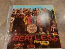 AUTOGRAPHED MCCARTNEY 1967 BEATLES SGT PEPPER MONO NEAR MINT INSERTS