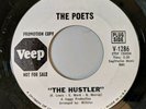 The Poets: The Hustler / Soul Brother's Holiday 45 VEEP Promo Funk Soul VG+