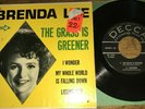 Brenda Lee The Grass Is Greener 45 EP With Picture Sleeve VG++ vinyl