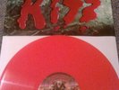 KISS - LOVE GUN ' RED VINYL ' LP + SHAPED INNER ( NO COVER ) MINT / UNPLAYED