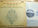 SXL 2297 Brahms CLARINET QUINTET Vienna Octet UK ORIGINAL Decca WBg  EX+ 1D 1D