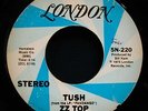 ZZ TOP Tush & Blue Jean Blues ? Near Mint Texas Blues Rock 45 LONDON #5N-220